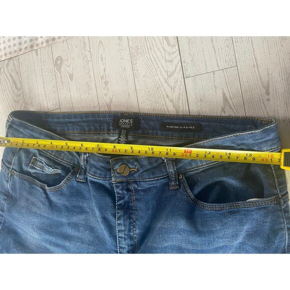 Jones New York Signature Madison Slim Ankle Jeans Women’s 14 Blue Stretch Denim - Picture 4 of 8